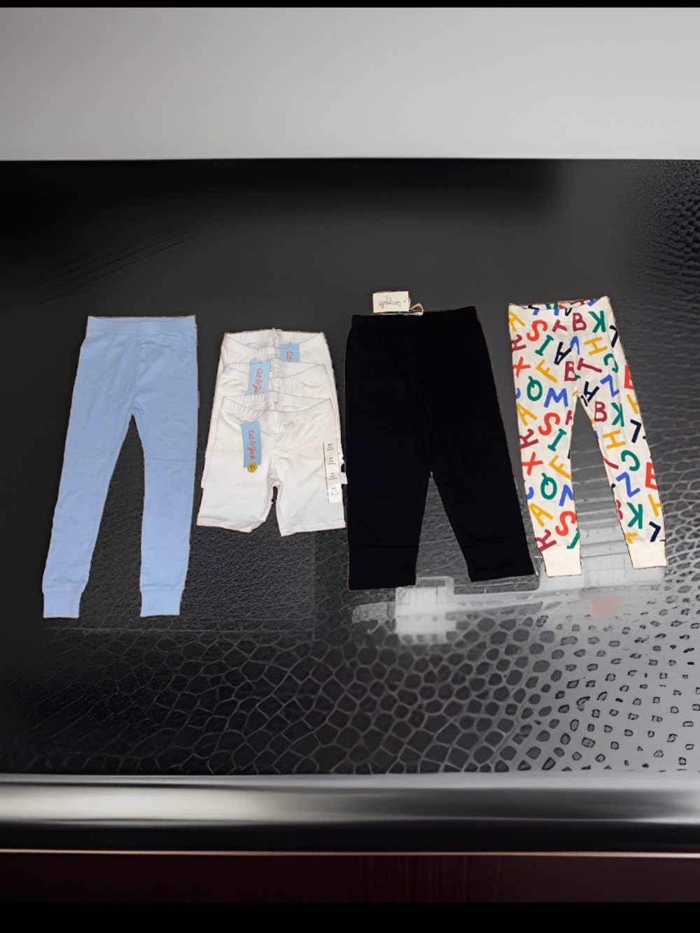 6Pc Bundle Old Navy/ Organica Dopple /Cat & Jack Kids Multicolor Bottoms 3T & 4T